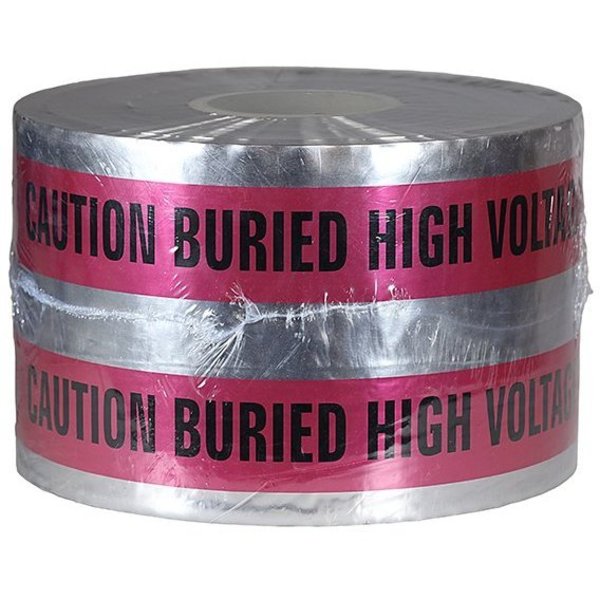 L.H. Dottie L.H. Dottie 6'' x 1000' Red Detectable Tape (Caution Buried High Voltage Line Below) DU609